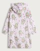 image 4 of F&F Girls Fleece Avocado Print Pyjama Hoodie in Lilac