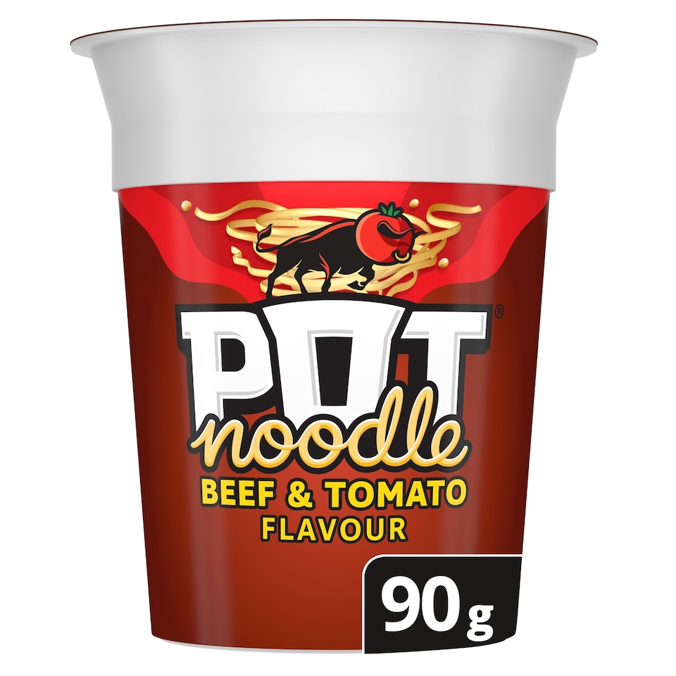 image 1 of Pot Noodle Beef & Tomato Instant Noodles 90g