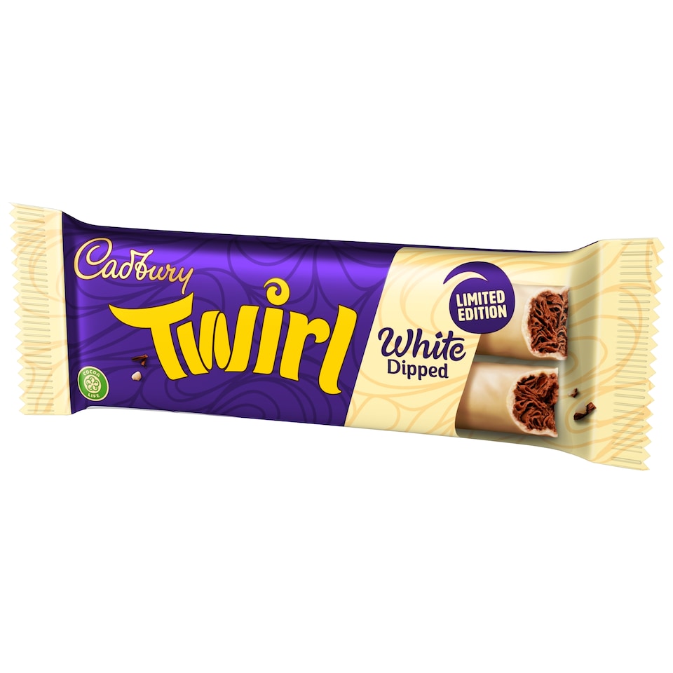 image 1 of Cadbury Twirl White Dipped Single 43G