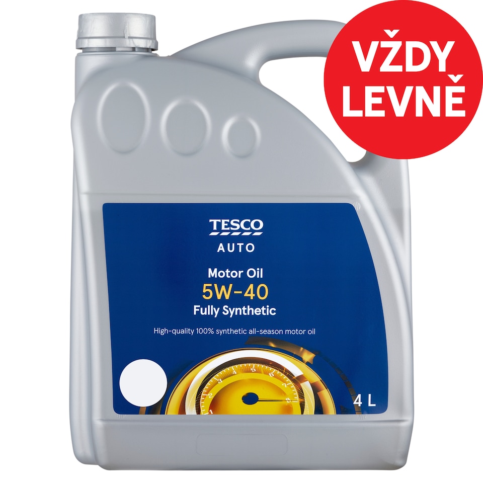 Tesco Auto Motorový olej 5W-40 4l