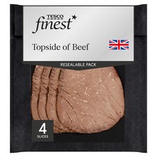 Tesco Finest Charred Topside Beef 100G