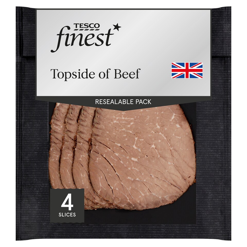 Tesco Finest Charred Topside Beef 100G