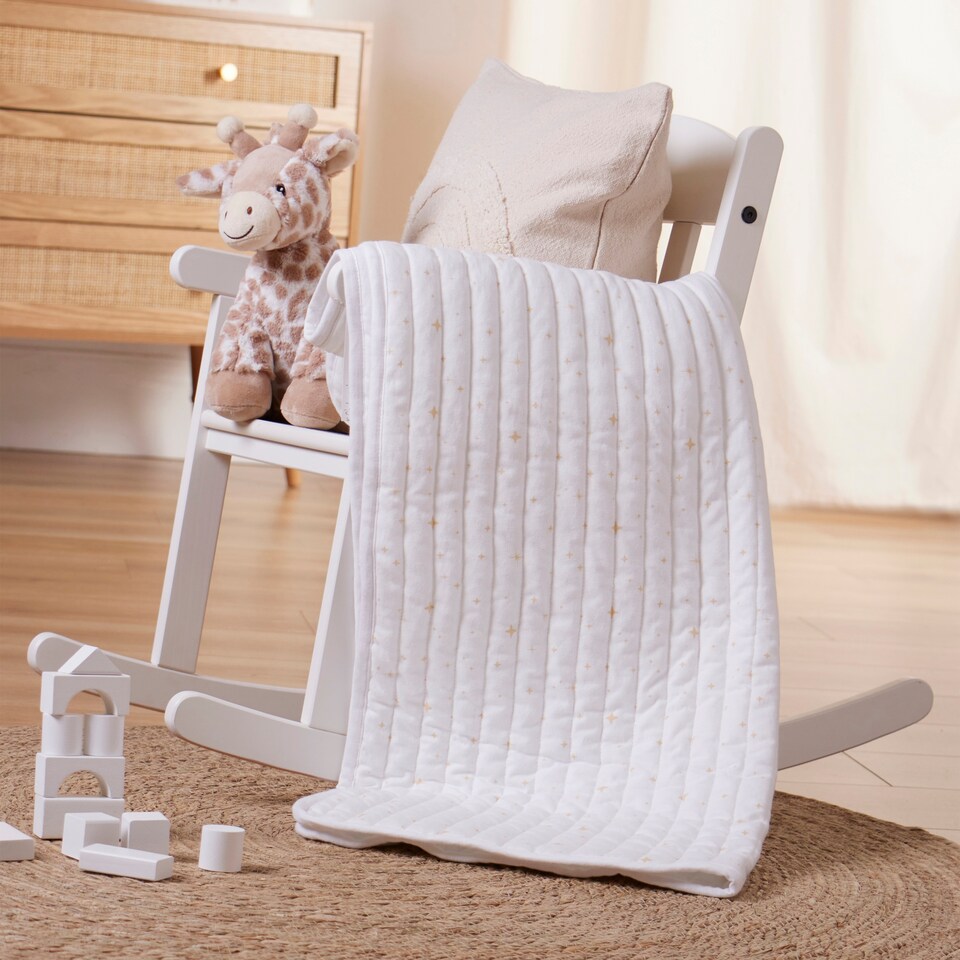 image 1 of Chapter B Nursery Quilted Blanket