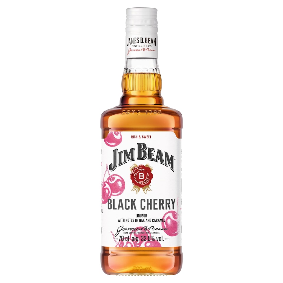 image 1 of Jim Beam Red Stag Black Cherry Kentucky Bourbon Whiskey 70cl