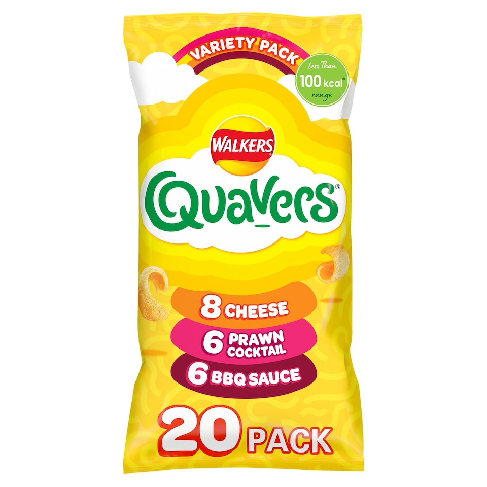 image 1 of Walkers Quavers Variety Multipack Crisps 20x16g