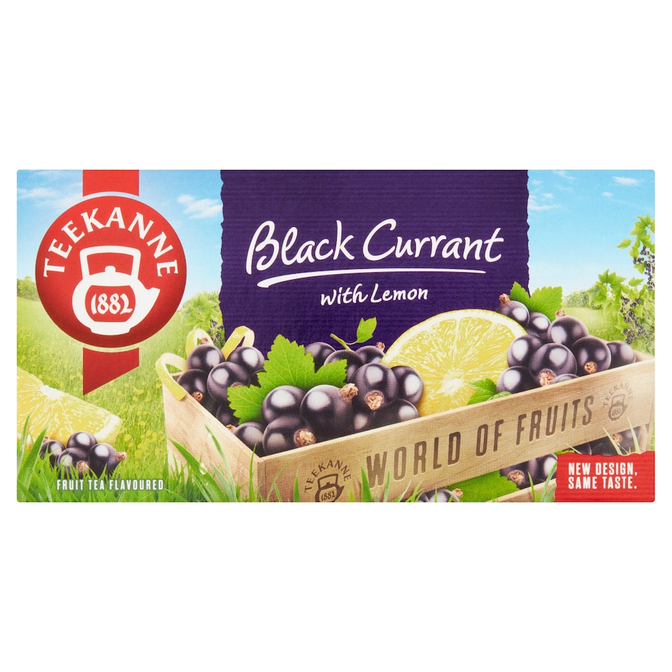Obrázek 1 pro produkt Teekanne World of Fruits Black Currant with Lemon ovocno-bylinný čaj 20 x 2,5g (50g)