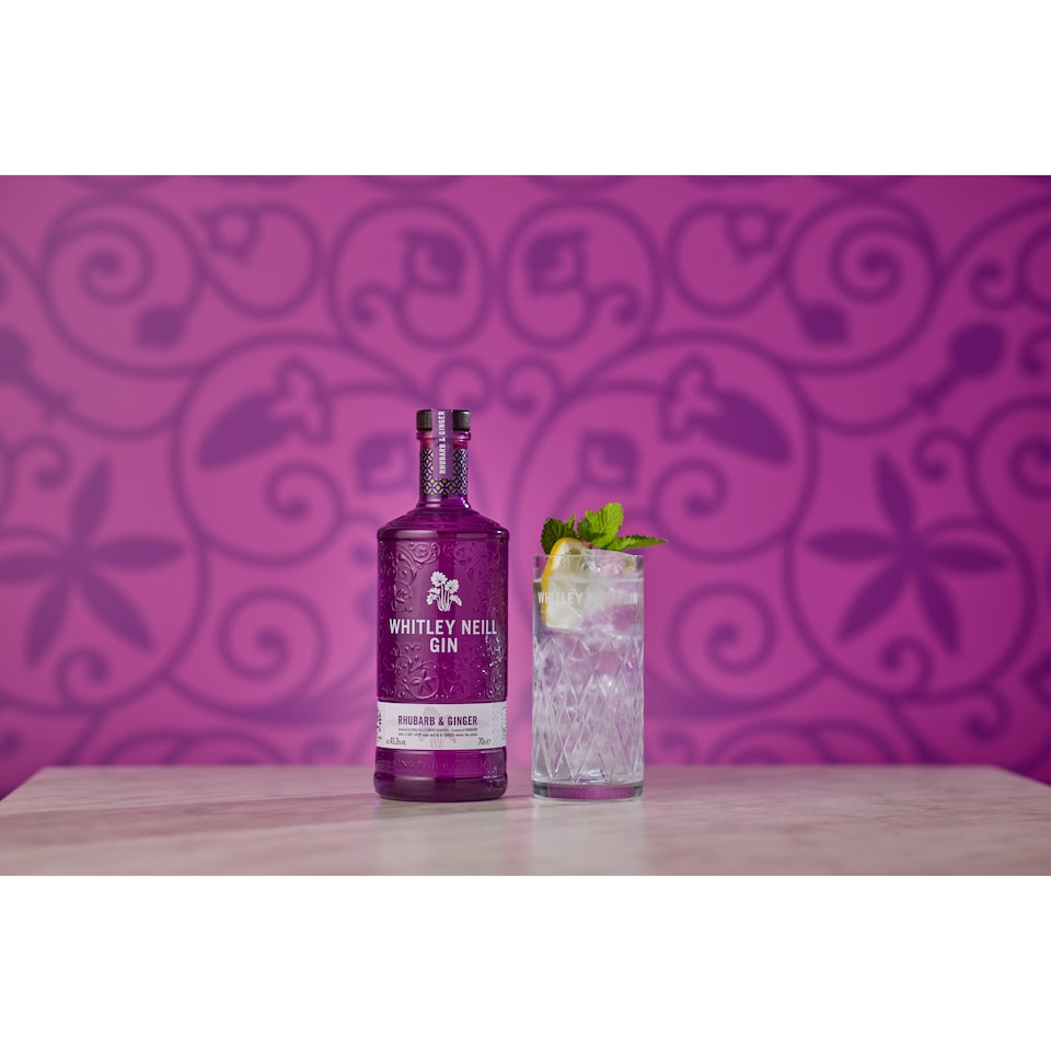 image 1 of Whitley Neill Gin - Rhubarb & Ginger 70cl