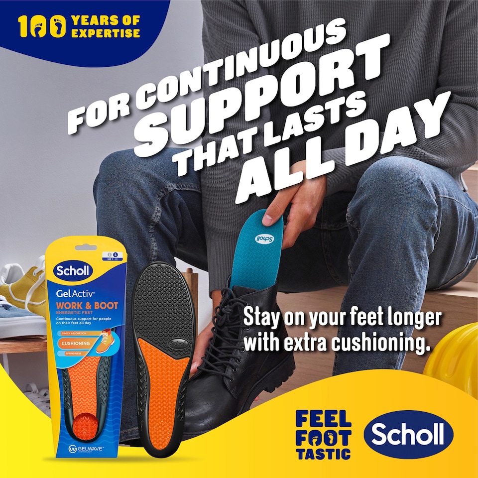 image 1 of Scholl Gelactiv Insole Work - Men