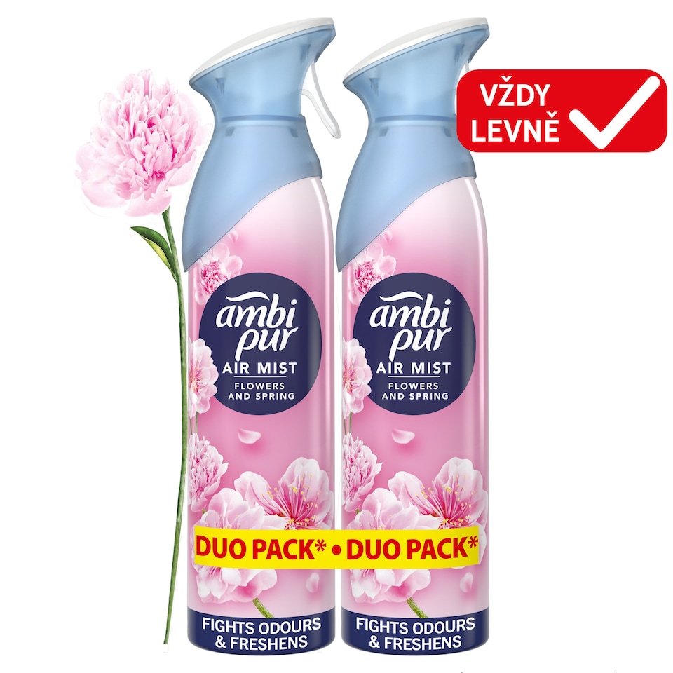 Ambi Pur Air Freshener Spray Flowers and Spring 370 ML