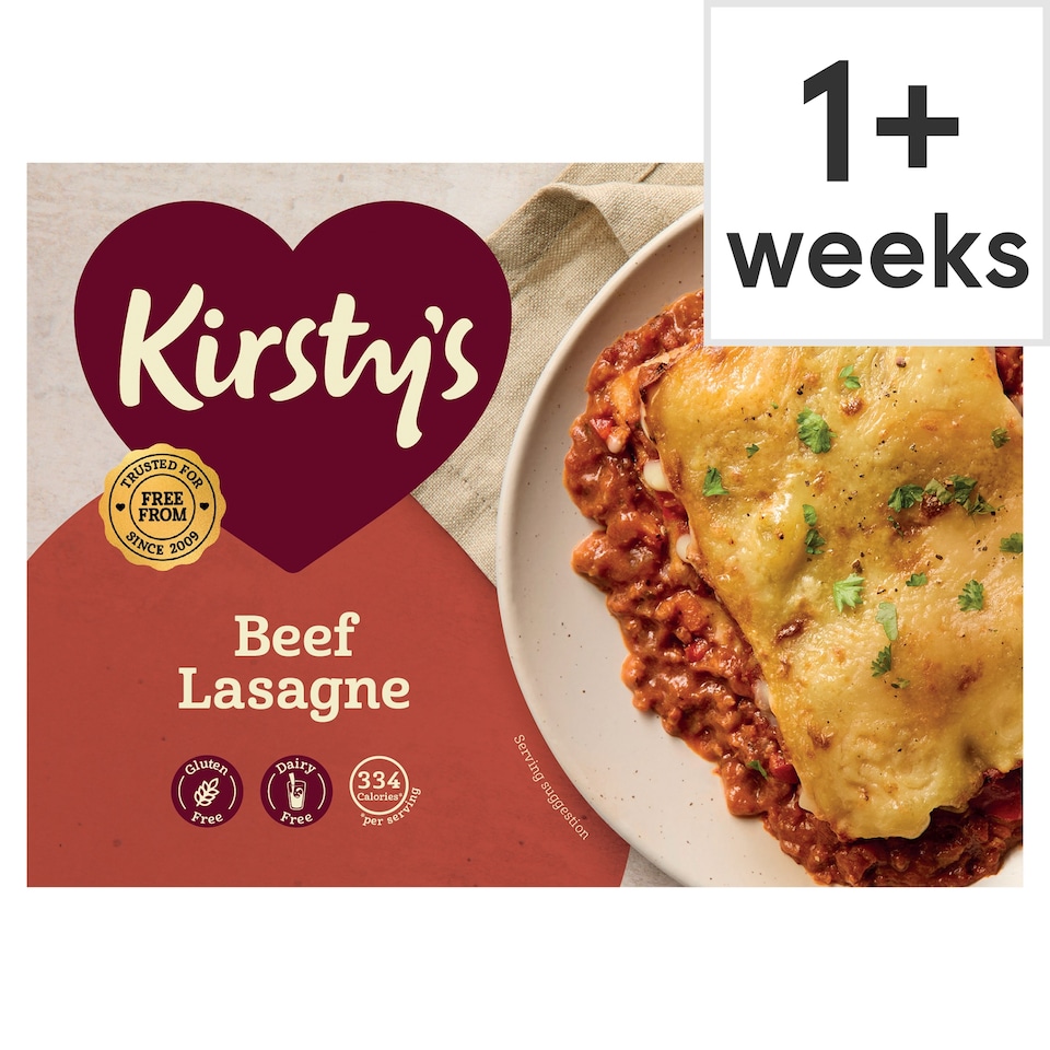 image 1 of Kirsty's Beef Lasagne 400G