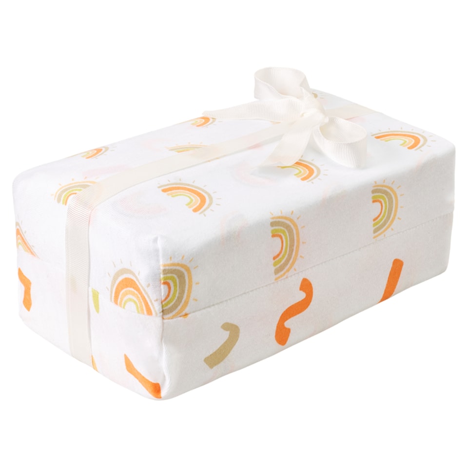 image 1 of Fred & Flo Rainbow Cotbed Sheets 2K