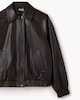 image 2 of OH ME OH MY Faux Leather Jacket in Chocolate