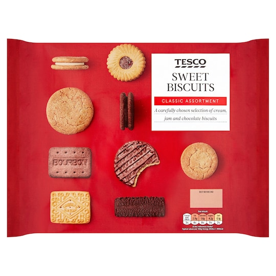 Tesco Sweet Biscuit Assortment 400G Tesco Groceries