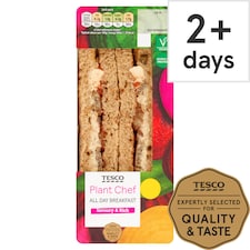 Tesco Plant Chef All Day Breakfast Sandwich