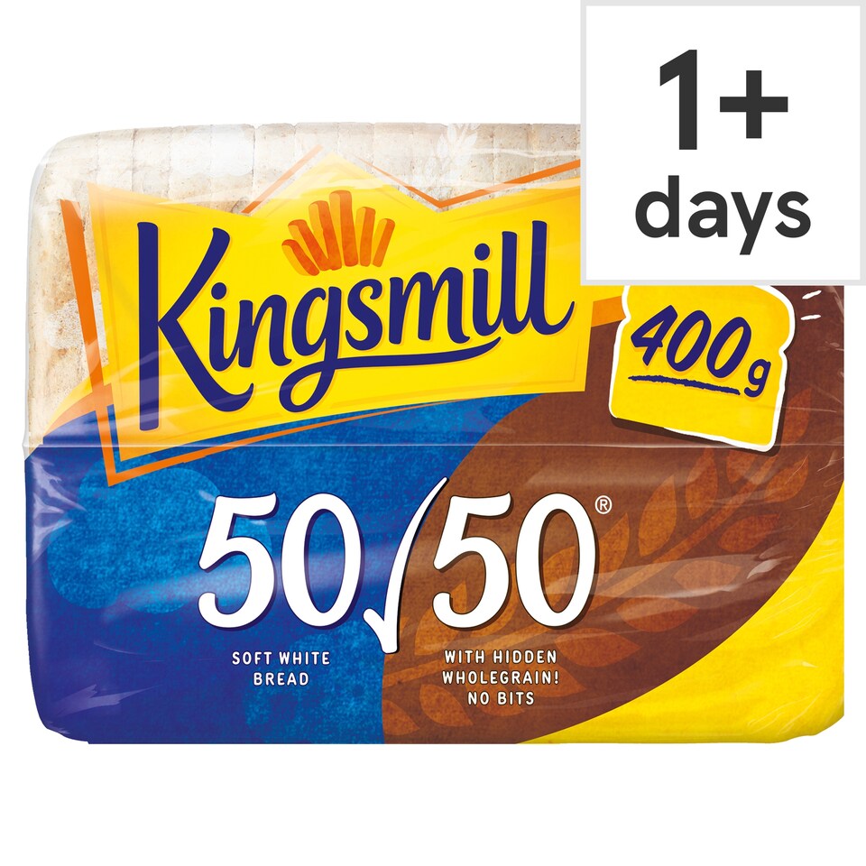Kingsmill Soft White 50/50 Small Bread