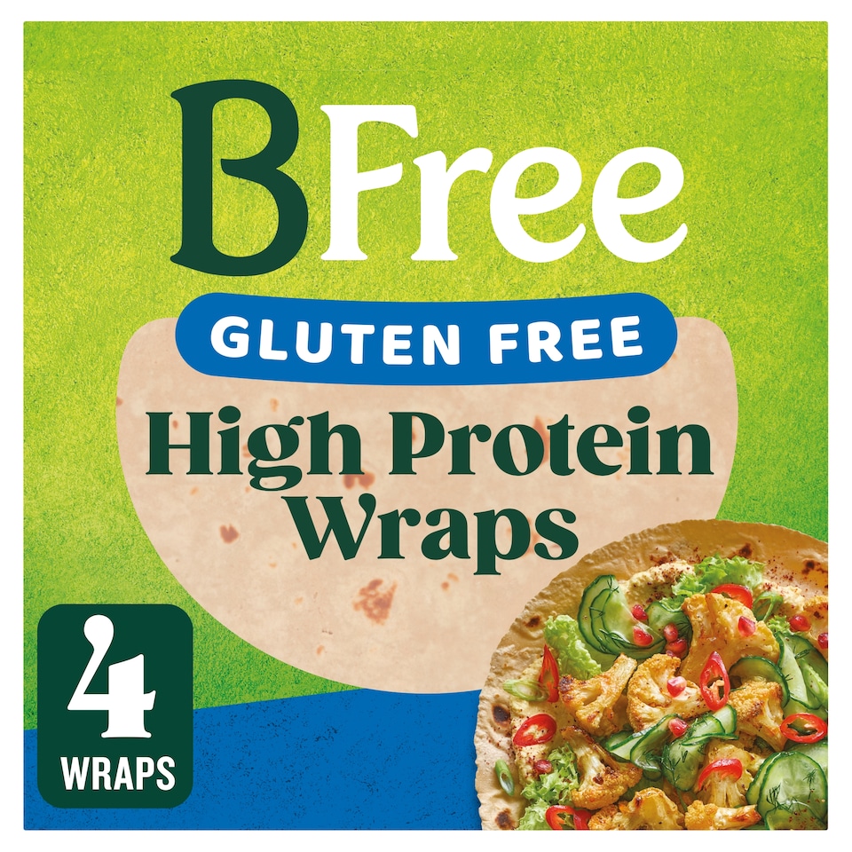 BFree Gluten Free High Protein Wraps 4 x 42g (168g)