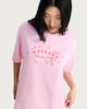 image 1 of F&F Pure Cotton Weekend Brunch Nightdress in Pink