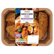 Tesco Garlic & Herb Chicken Tenders 305g