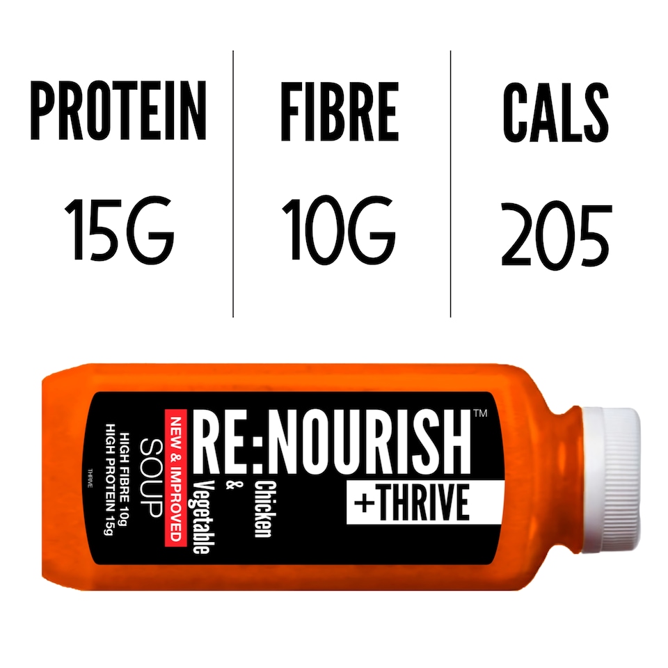 image 1 of RENOURISH THRIVE Chicken and Vegetable Soup 500g