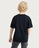 image 3 of F&F Boys Pure Cotton Printed Oversized Fit T-Shirt in Black