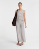 image 2 of F&F Striped Tie Front Co-ord Top in Multi Brown