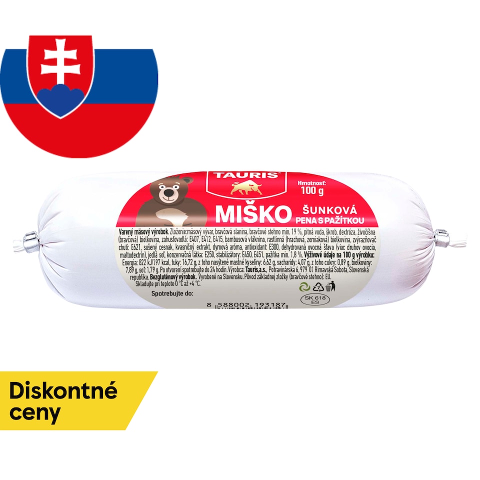 Tauris Miško Ham Mousse with Chives 100 g