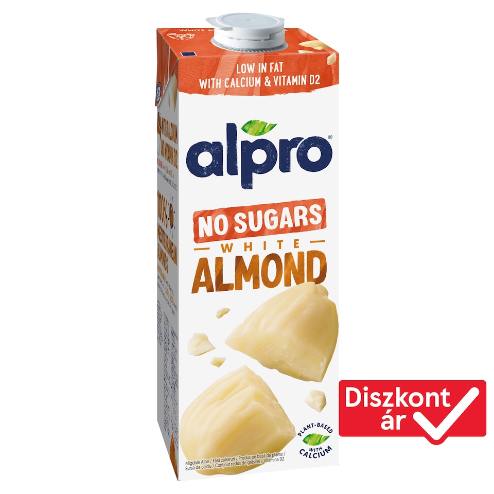 Alpro Sugar-Free Almond Drink with Added Calcium and Vitamins 1 l 