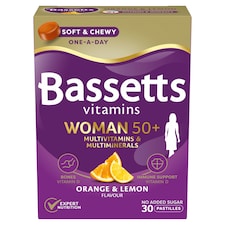 Bassetts Vitamins Woman 50+ Orange & Lemon Multivitamin & Multimineral Pastilles 30s