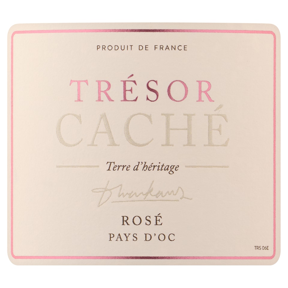 image 1 of TRÉSOR CACHÉ Rosé Pays d'Oc 75CL