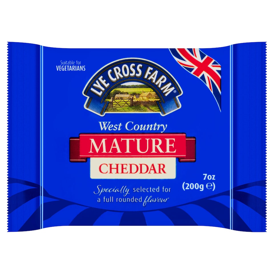 Lye Cross Farm English Mature White cheddar 200g