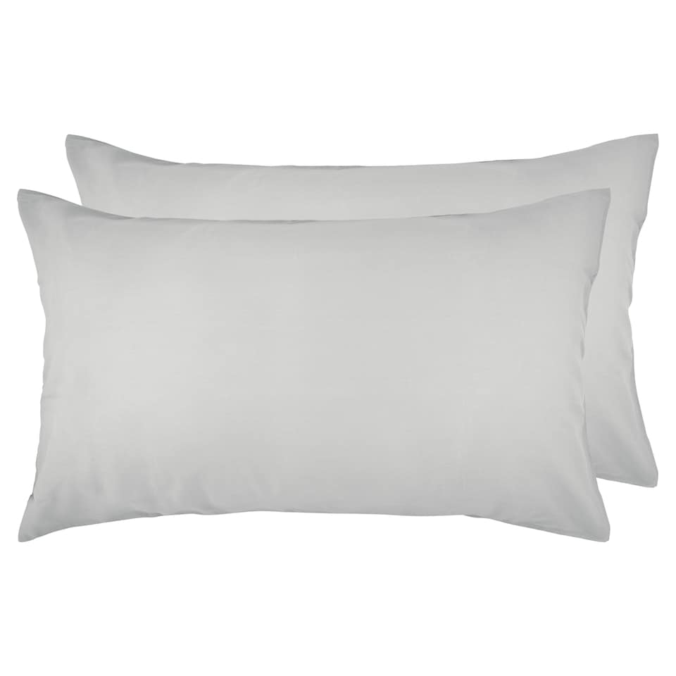 F&F Home Hotel 400TC Cotton Tencel Fitted Sheet Silver Single