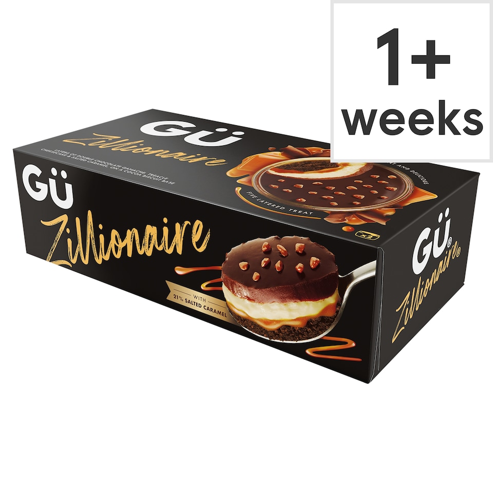 image 1 of Gu-Zillionaire Cheesecakes 2 X91.5G