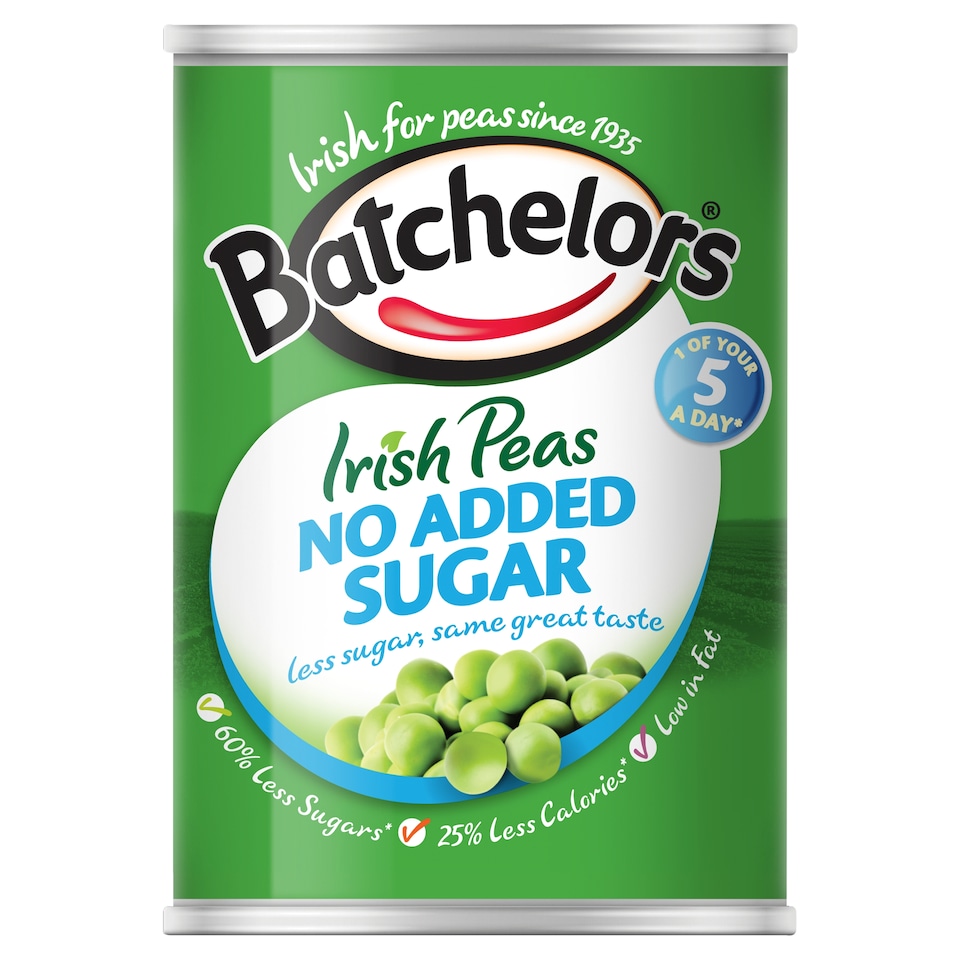 Batchelors No Added Sugar Peas 420G