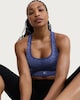 image 3 of F&F Active Seamless Reversible Racerback Medium Support Sports Bra in Multi