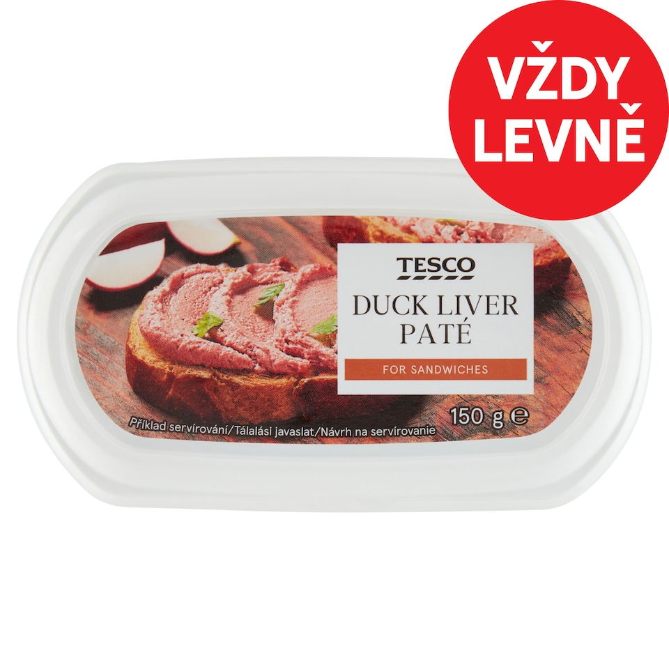 Tesco Paštika s kachními játry 150g