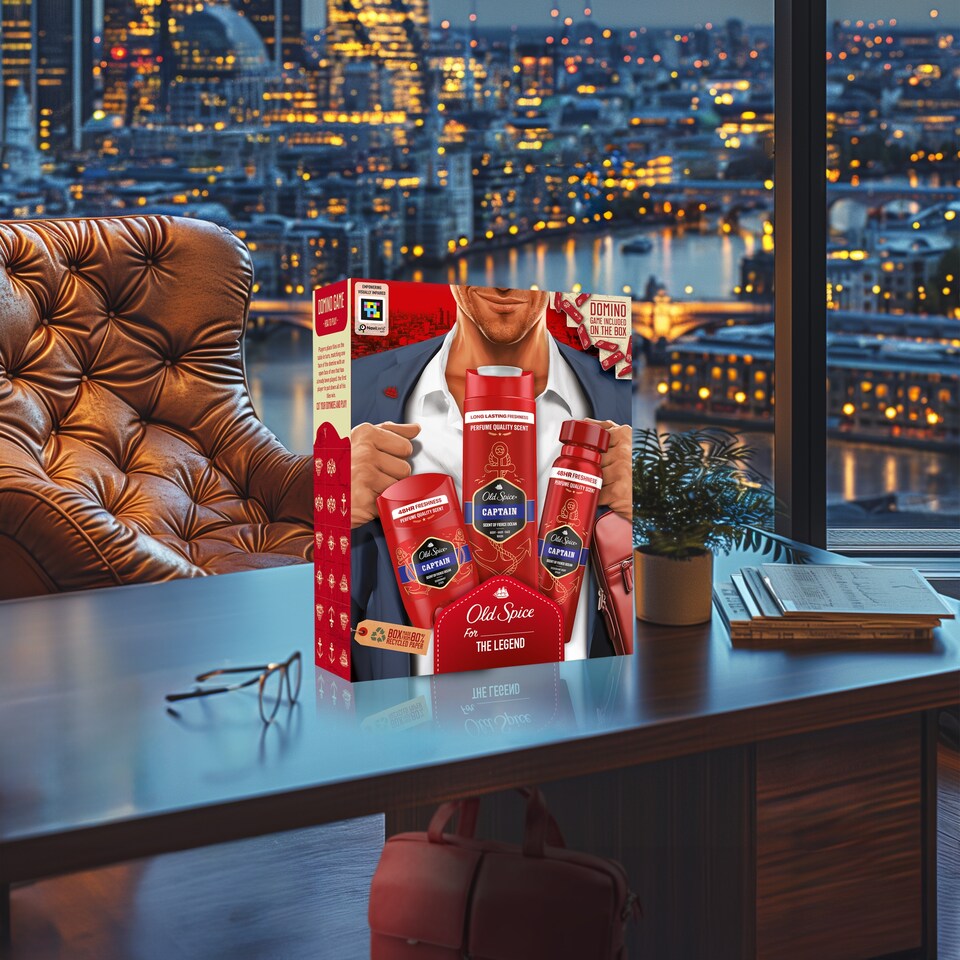 image 1 of Old Spice Captain 3 Piece Gift Set