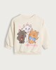 image 4 of Disney Aristocats Cotton Rich Printed Sweatshirt in Multi
