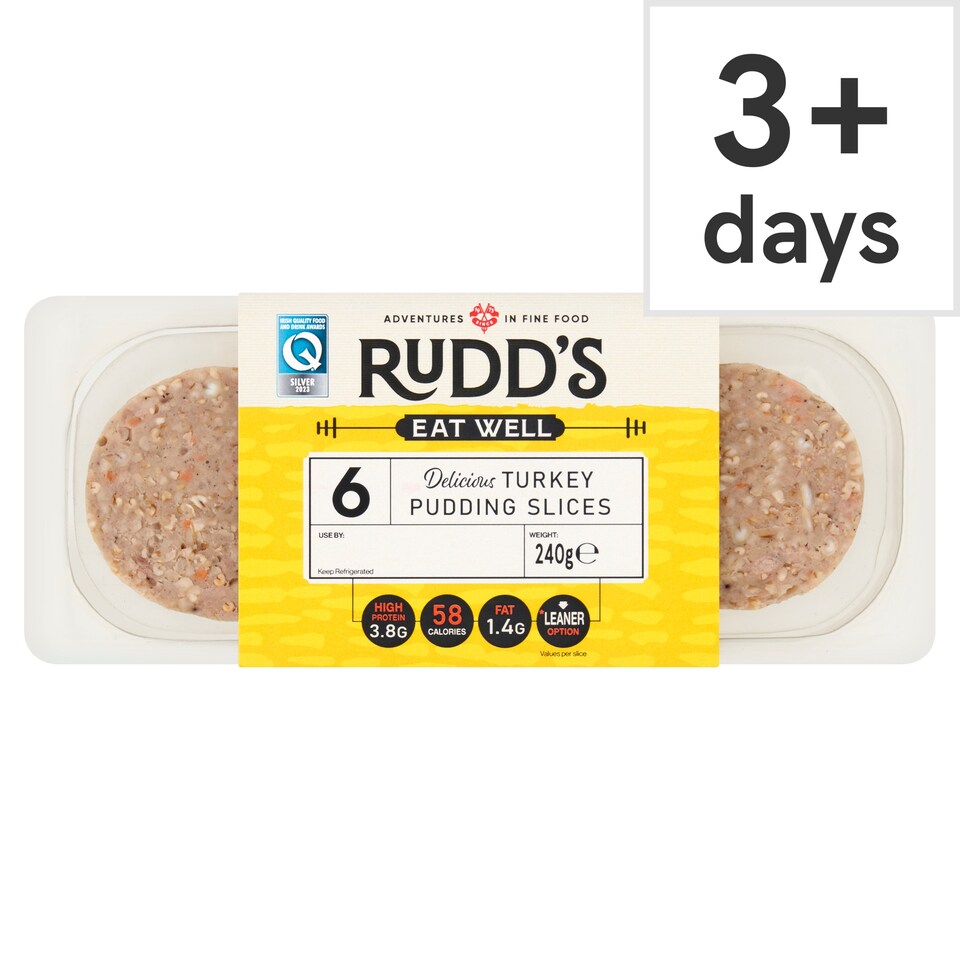 Rudd's 6 Sliced Turkey Pudding 240G