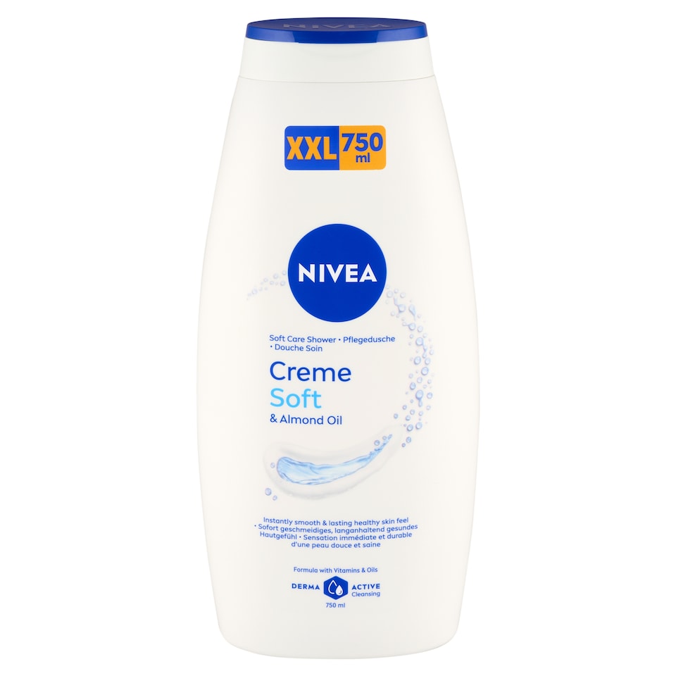 image 1 of NIVEA Creme Soft Cream & Almond Oil Shower Gel XXL 750 ml