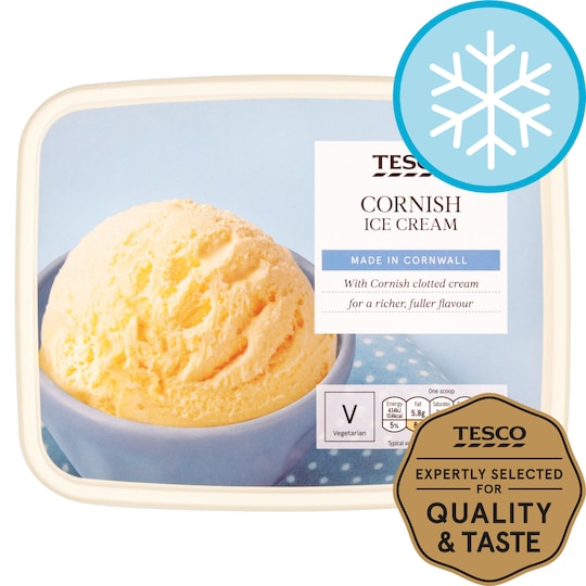 Tesco Cornish Ice Cream 2 Litres Tesco Groceries