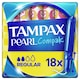 image 1 of Tampax Pearl Compak Regular Applicator Tampons 18