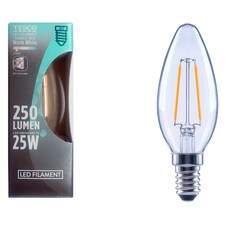 Tesco Led Filament Candle 25W Small Edisonscrew