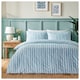 image 1 of Silentnight supersoft  Loose Herringbone duvet set - Double 