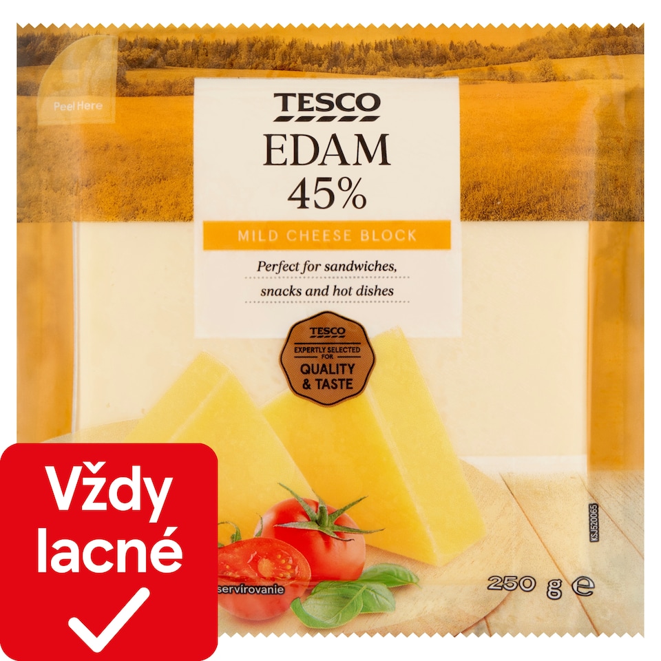 Tesco Edam 45% 250 g