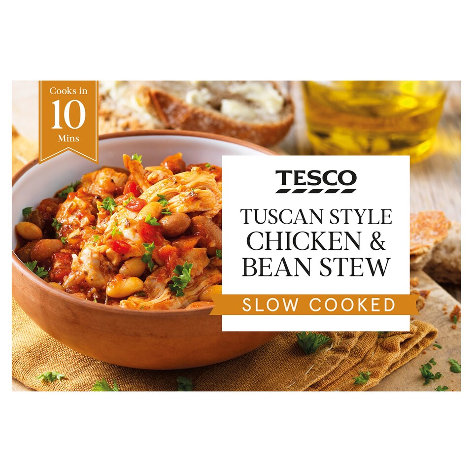 Tesco Tuscan Style Chicken & Bean Stew 550G Tesco Groceries