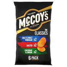 Mccoy's Classic Variety Crisps 6X25g