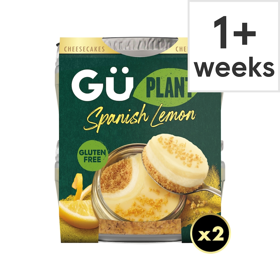 Gu Free From Lemon Cheesecakes 2X92g