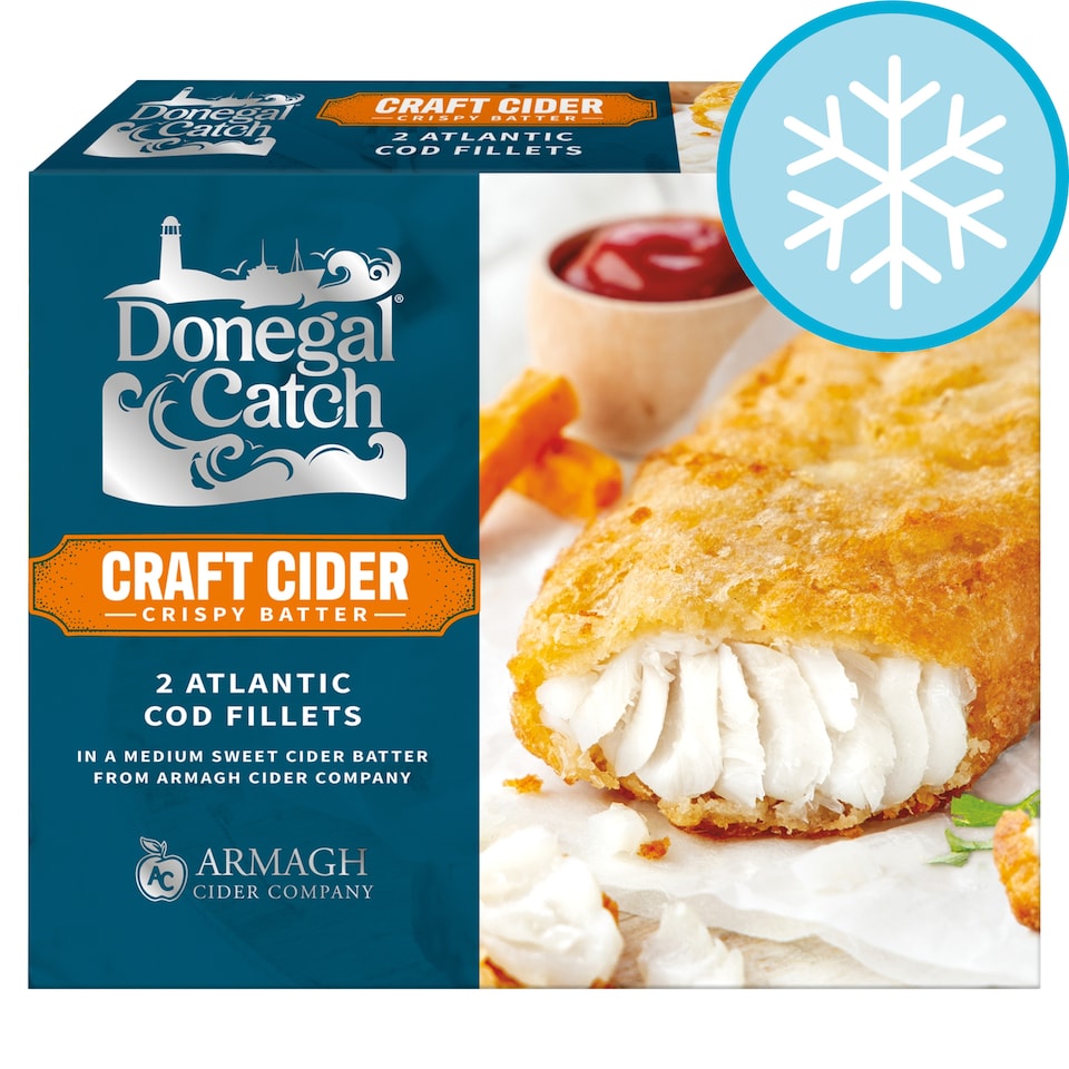 Donegal Catch Cider Battered Cod 250G