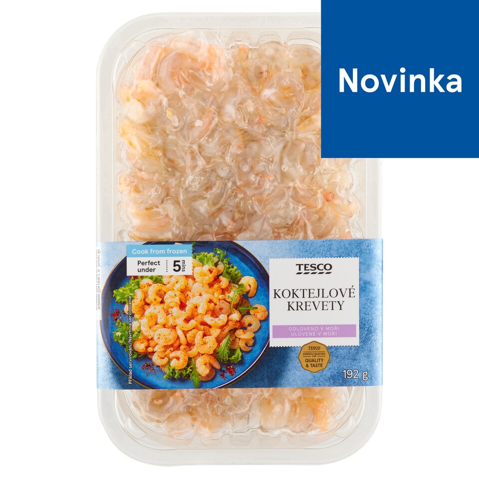 Tesco Koktejlové krevety 192 g