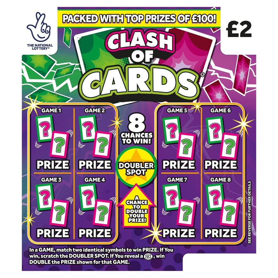 Clash Of Cards Scratchcard